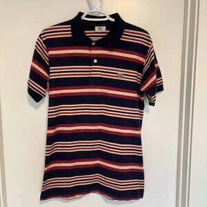 LACOSTE Striped Polo T-Shirt – Vintage, Made in France size S